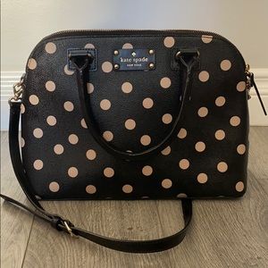 Kate Spade polka dot satchel